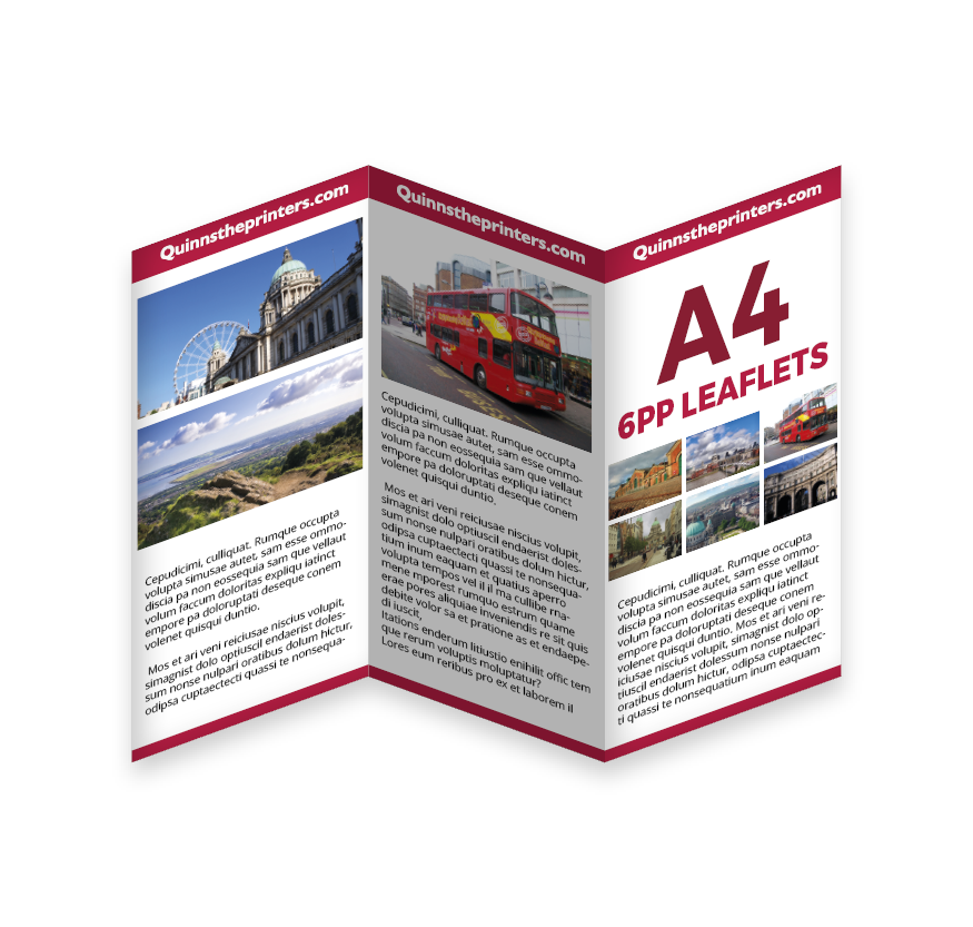 6pp A4 Leaflets (Folded) Printing