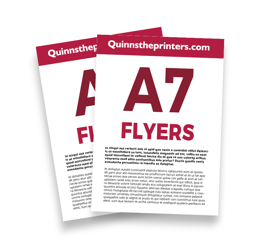 A7 Flyers  (Flat) Printing