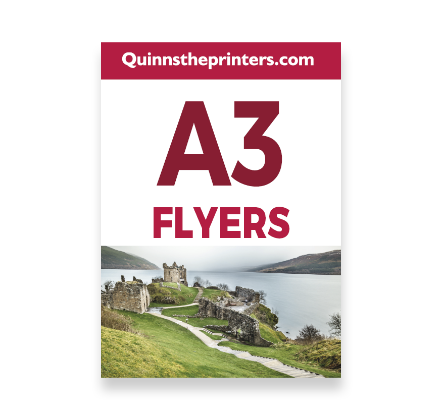 A3 Flyers  (Flat) Printing