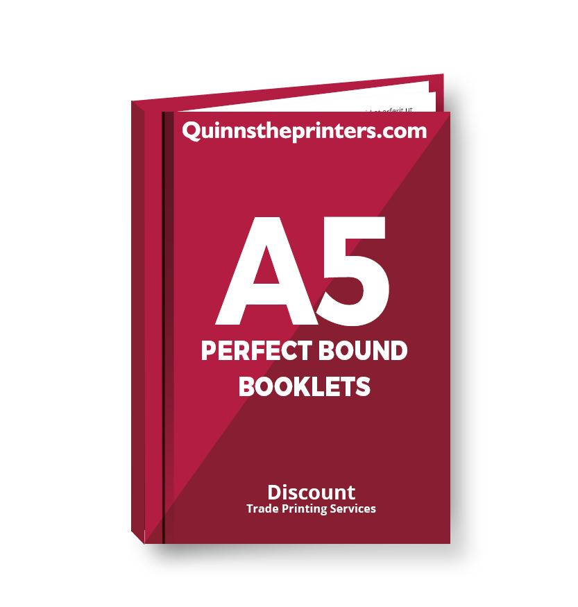 A5 Perfect Bound Booklets Heavy Cover Printing