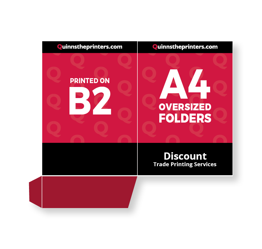 A4 Oversized Folders Printed On B2 Printing