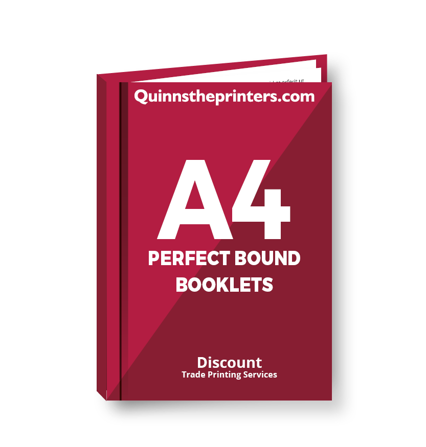 A4 Perfect Bound Booklets Heavy Cover Printing