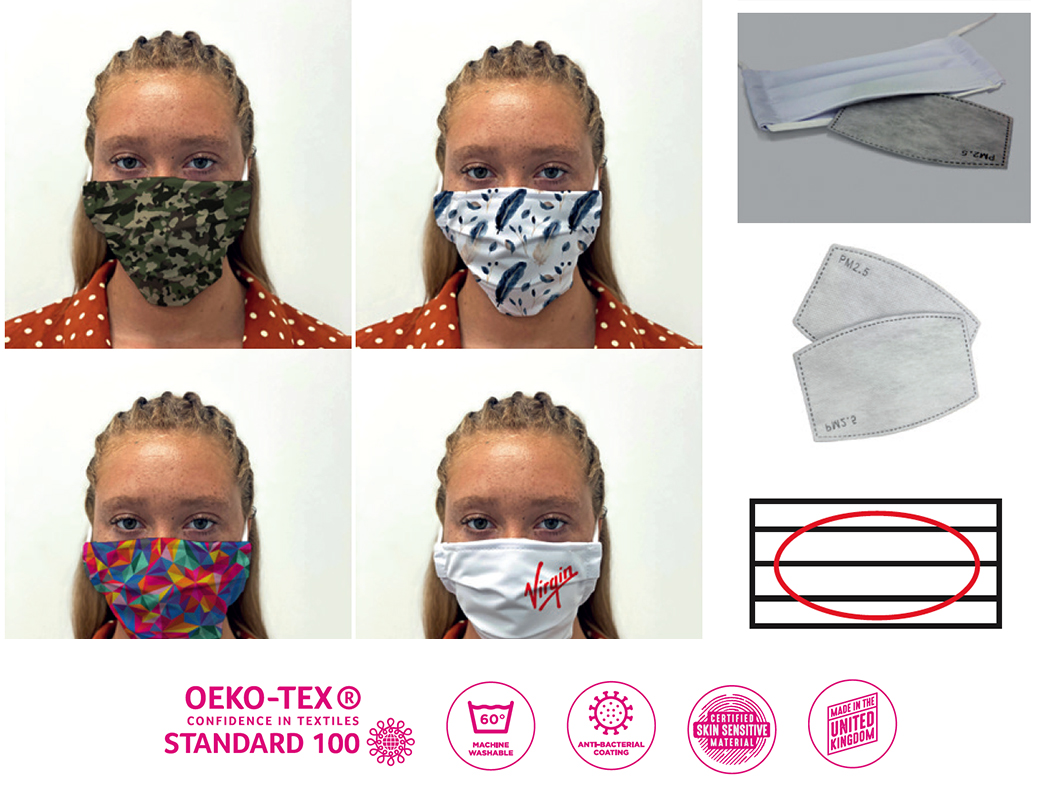 Pleated Mask Printing