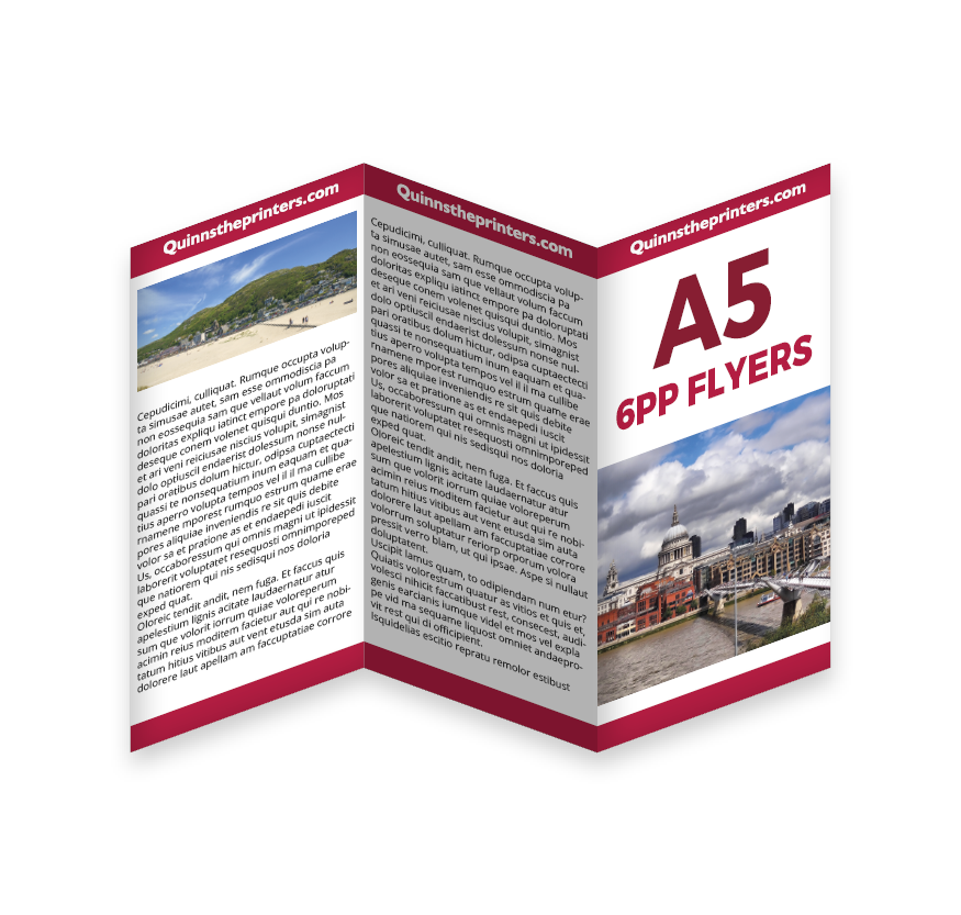 6pp A5 Flyer Printing
