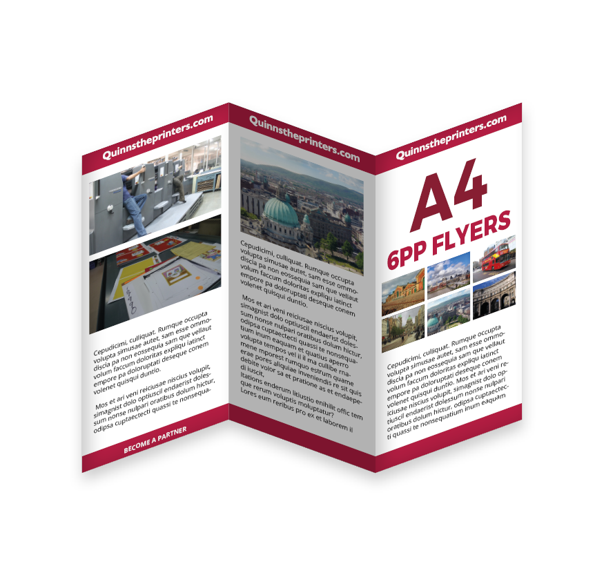 6pp A4 Flyer Printing