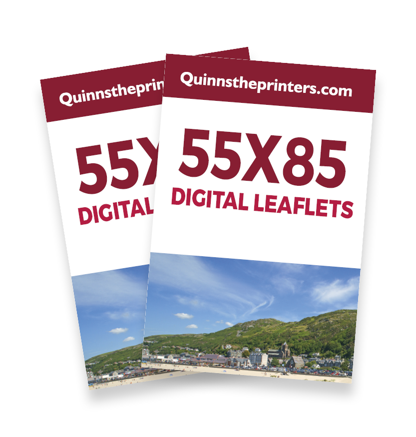 55x85mm Digital Leaflet Printing